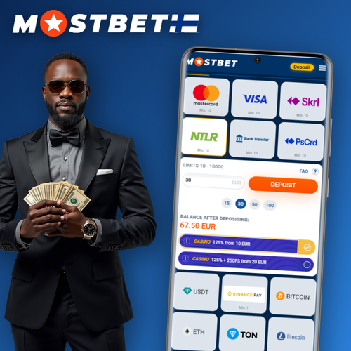 Mostbet-talletus mobiilissa – Visa, Skrill ja Bitcoin maksutapavaihtoehtoina kassanäkymässä
