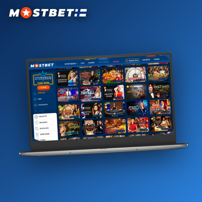 Mostbet PC Windows-sovellus auki live-vedonlyöntinäkymässä